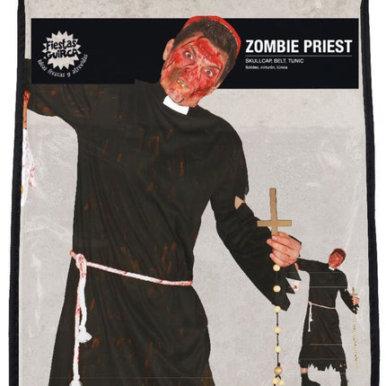 Zombie Halloween Kostuum Heren Priester L van Fiestas Guirca koop je bij Partywinkel