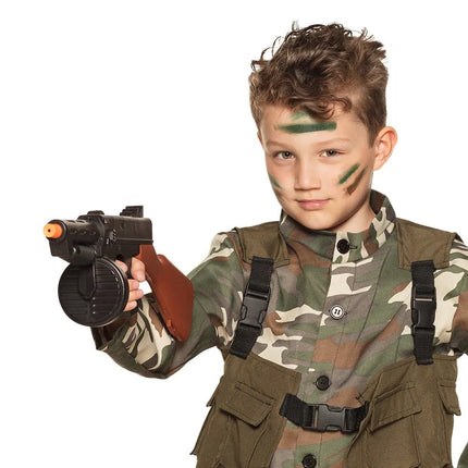 Zwart Bruine Nep Pistool 49cm van Boland koop je bij Partywinkel