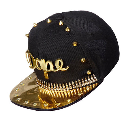 Zwart Gouden Pet Dope van Wilbers & Wilbers koop je bij Partywinkel