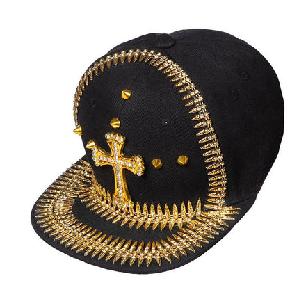 Zwart Gouden Pet Kruis van Wilbers & Wilbers koop je bij Partywinkel