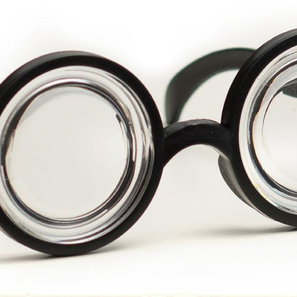 Zwart Witte Bril Nerd van Partychimp koop je bij Partywinkel