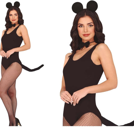 Zwarte Accessoireset Muis 3 delig van Fiestas Guirca koop je bij Partywinkel