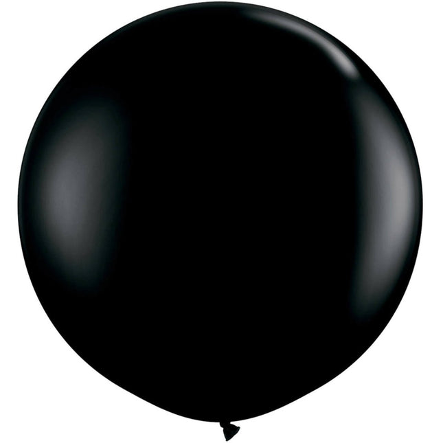 Zwarte ballon XL - 90cm van Folat koop je bij Partywinkel