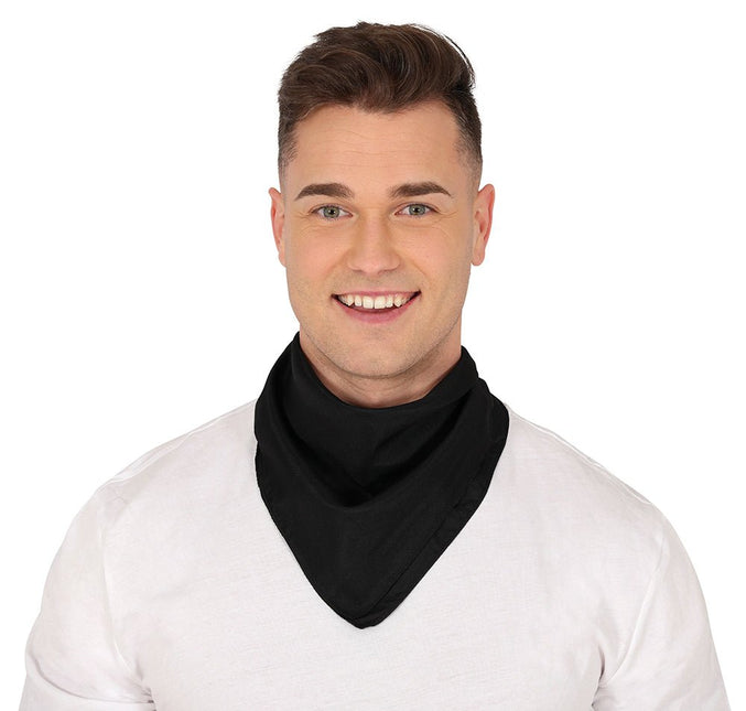 Zwarte Bandana 54cm van Fiestas Guirca koop je bij Partywinkel