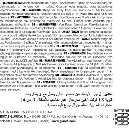 Zwarte Bellenblaas Machine 18cm van Fiestas Guirca koop je bij Partywinkel