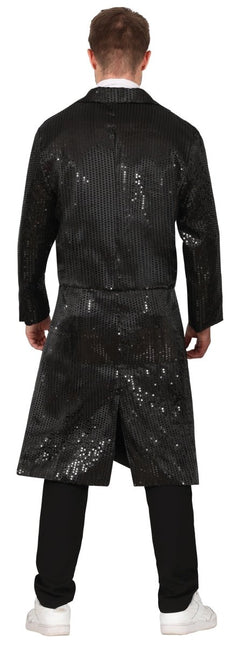 Zwarte Blazer Heren Pailletten van Fiestas Guirca koop je bij Partywinkel