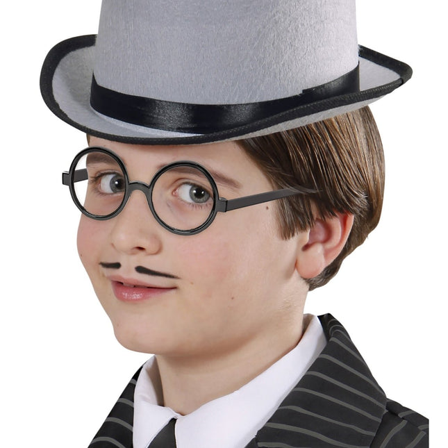 Zwarte Bril van Widmann koop je bij Partywinkel