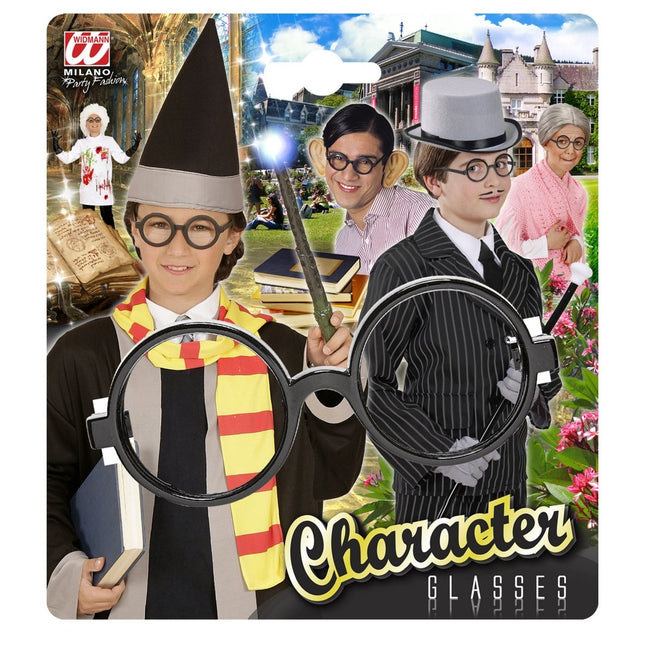 Zwarte Bril van Widmann koop je bij Partywinkel