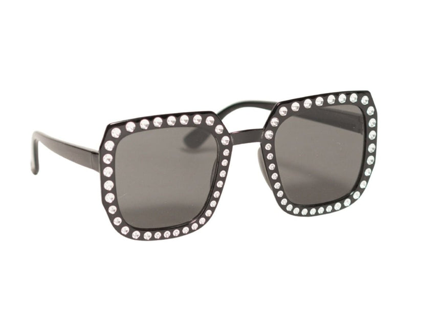 Zwarte Bril Bling van Partychimp koop je bij Partywinkel