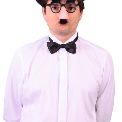 Zwarte Bril Met Neus En Wenkbrauwen van Fiestas Guirca koop je bij Partywinkel