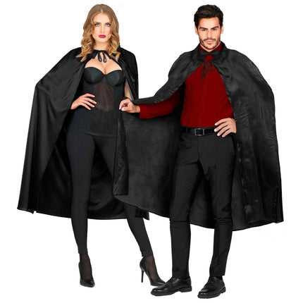 Zwarte Cape 1,36m van Widmann koop je bij Partywinkel