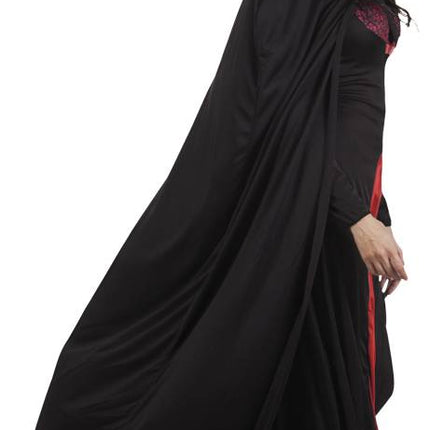 Zwarte Cape Vampier 1,8m van Boland koop je bij Partywinkel