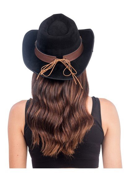 Zwarte Cowboyhoed met Stierenkop One Size van CHAKS koop je bij Partywinkel