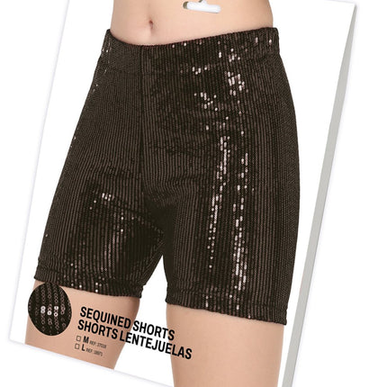 Zwarte Glitter Broek L van Fiestas Guirca koop je bij Partywinkel