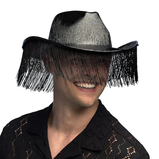Zwarte Hoed Franjes van Boland koop je bij Partywinkel