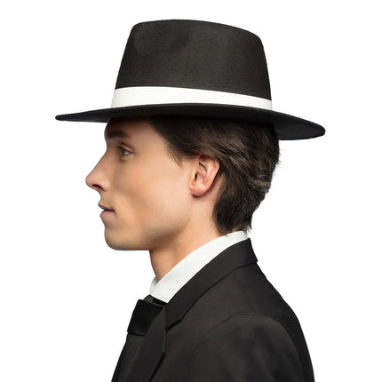 Zwarte Hoed Gangster van Boland koop je bij Partywinkel
