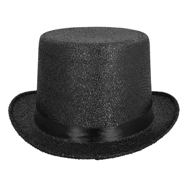 Zwarte Hoed Glitters van Boland koop je bij Partywinkel