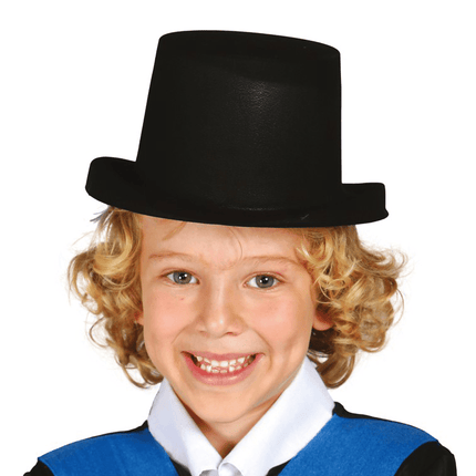 Zwarte Hoge Hoed Kind van Fiestas Guirca koop je bij Partywinkel