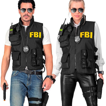 Zwarte Holster Linkerbeen van Widmann koop je bij Partywinkel