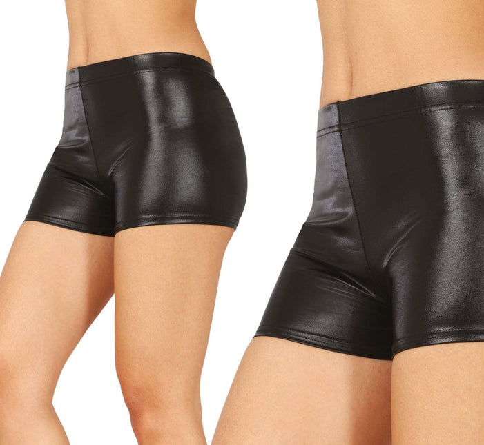 Zwarte Korte Broek Metallic van Fiestas Guirca koop je bij Partywinkel