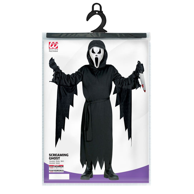 Zwarte Kostuum Kind Spook van Widmann koop je bij Partywinkel