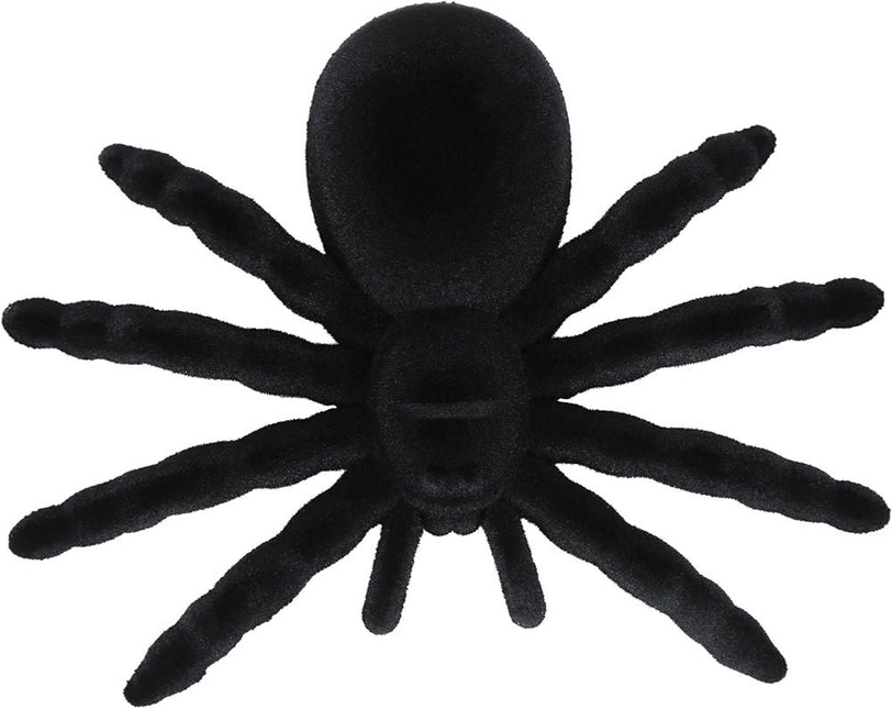 Zwarte Nep Spin 14cm van Fiestas Guirca koop je bij Partywinkel