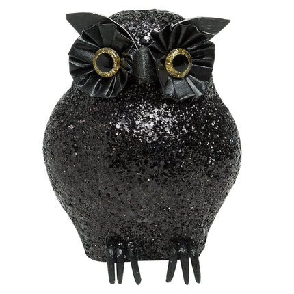 Zwarte Nep Uil 10,5cm van Widmann koop je bij Partywinkel