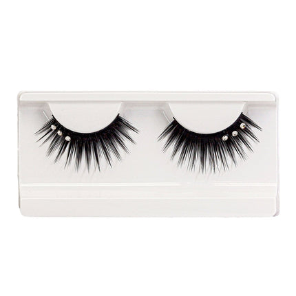 Zwarte Nep Wimpers Met Steentjes van Widmann koop je bij Partywinkel