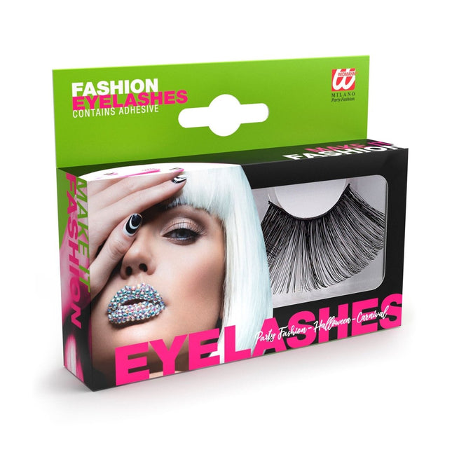 Zwarte Nepwimpers Lang van Widmann koop je bij Partywinkel