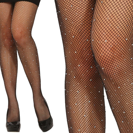 Zwarte Panty Glitters van Fiestas Guirca koop je bij Partywinkel