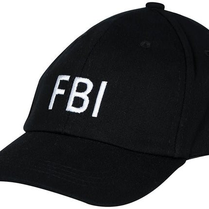 Zwarte Pet Fbi van Fiestas Guirca koop je bij Partywinkel