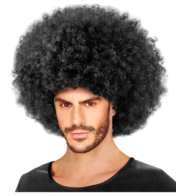 Zwarte Pruik Afro Maxi van Widmann koop je bij Partywinkel