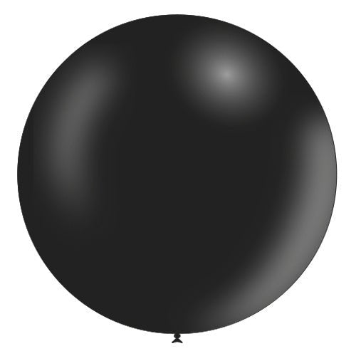 Zwarte Reuze Ballon XL Metallic 91cm van Balloonia koop je bij Partywinkel