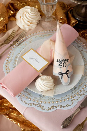 Zwarte Servetten 35cm 25st van Partydeco koop je bij Partywinkel