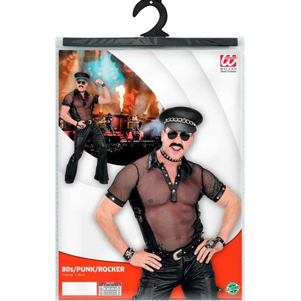 Zwarte Shirt Heren Visnet van Widmann koop je bij Partywinkel