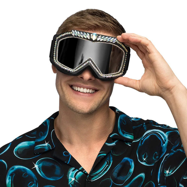 Zwarte Skibril Galaxy van Boland koop je bij Partywinkel