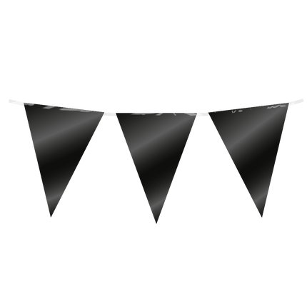 Zwarte Slinger Metallic 10m van Paper Dreams koop je bij Partywinkel